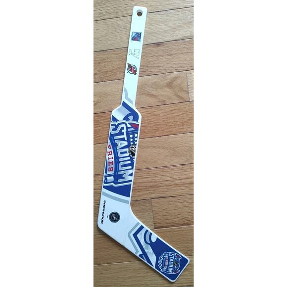 Rare Stadium Series 2014 Mini Goalie Stick NY Rangers Islanders NJ Devils - Picture 1 of 5